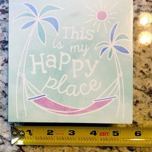 This is my happy place desk block